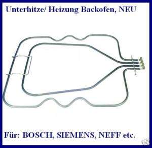 Neu Unterhitze Backofen Siemens Bosch Vorwerk Heizung  