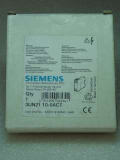Siemens 3UN2110 0AC7 Thermistor Motorschutz PTC , ovp  