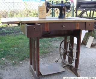 Antik Nähmaschine Tisch  GRITZNER rar  