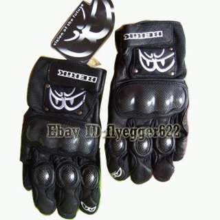 motorcycle ROAD gloves/leather motorcross gloves black  