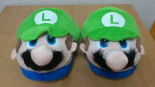   Bros Cosplay Adult Soft Plush Rave Shoes Slippers 11 Luigi  