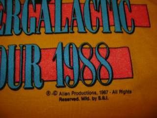 vintage NEW NOS ALF 80S TV INTERGALACTIC TOUR 88 t shirt YM  