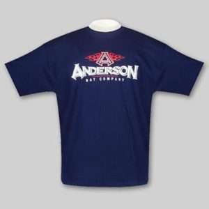 Anderson Bat Company Logo TShirt, Navy (All Sizes)  