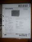 Service Manual Sony HST D107 HiFi System,ORI​GINAL