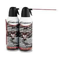 NEW 2 CANS INNOVERA COMPRESSED AIR GAS DUSTER CLEANER  