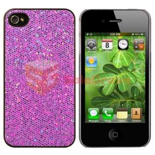 purple glitter size perfect fit accessory only phone not included
