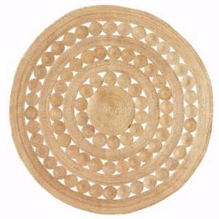   Soleil Natural 8 Ft. Round Area Rug 0258620820 