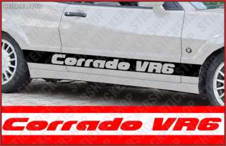 Aufkleber Schweller VW CORRADO VR6 • G60 16V Custom USA  