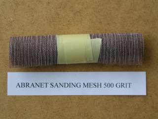 SANDING MESH ABRANET 4 1/2 X 24 500 GRIT ABRANET LASTS LONGER  