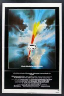 SUPERMAN * 1SH ORIG MOVIE POSTER 1978  