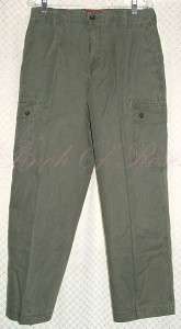 IZOD Mens Vintage Wash Sport Cotton Cargo Pants NWT $58 749194279785 