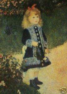 Girl With A Watering Can by Auguste Renoir  