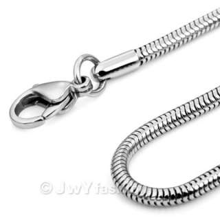 Sizes MENS Stainless Steel Snake chain Necklace vj704  