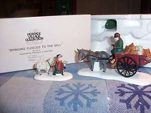 DEPT 56 BRINGING FLEECES TO THE MILL #58190 DICKENS MIB  