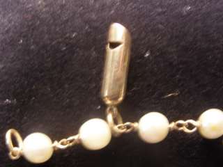 1940s Guglielmo Cini Pearl and gold charm bracelet  
