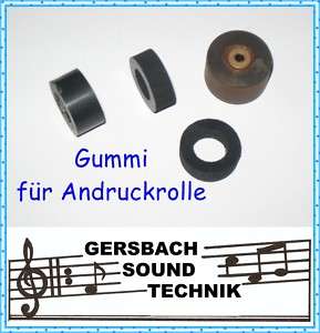 Gummi f. Andruckrolle Pinch roller Philips N 4420  