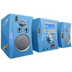 Bigben MCD04 Stereo Music Center CD Player blau  Elektronik