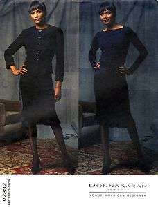 Vogue 2832 Donna Karan NY Jacket & Skirt Sewing Pattern  