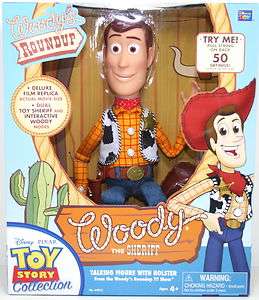 Toy Story WOODYS ROUNDUP Talking WOODY doll SHERIFF Disney Collection 