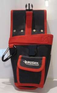 Husky Tool Bag Pouch for Belt HEAVY DUTY + BONUS 16 TAPE MEASURE 