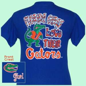 Florida Girls Love Their Gators Youth T shirt  