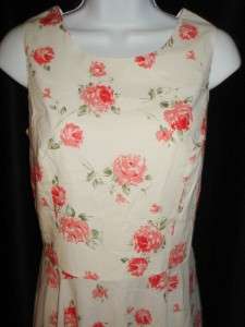 LAURA ASHLEY Floral Rose Dress Size 12  