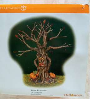 DEPT 56 Lit Spooky Tree HALLOWEEN Face LIGHTS TA 52896  