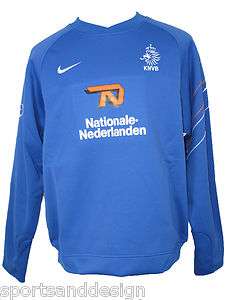 Holland Nike New Blue Football Training Sweatshirt Top  