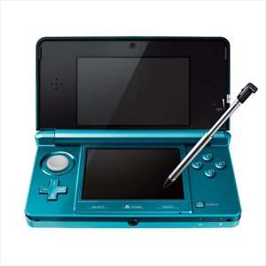 USED Nintendo 3DS Console System Aqua Blue JAPAN import 0045496719227 