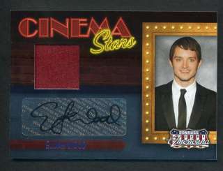 2009 Americana Cinema Stars Elijah Wood Signature Auto Certified 