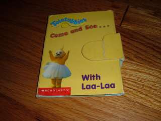 TELETUBBIES Come and See With Laa Laa 1st Print BOOK HC  