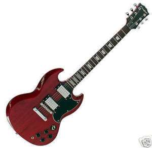 Westfield SG Style Electric Guitar Cherry   Brand New  