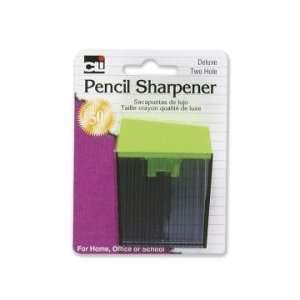 CLI Deluxe Sharpener for Standard & Jumbo Size Pencil  Assorted Colors 