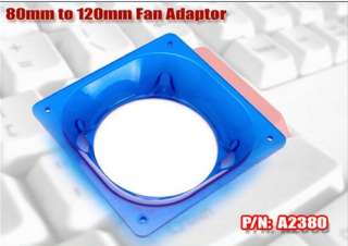 Thermaltake UV Blue 80 to 120 Fan adapter with Screws A2380  