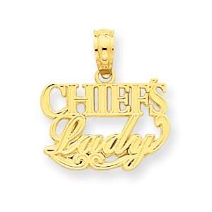  14k Chiefs Lady Pendant Jewelry