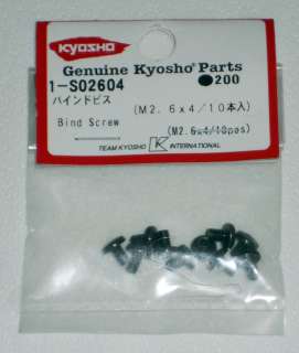  Kyosho M2.6x4 Bind Screw Set ~KYO1 S02604