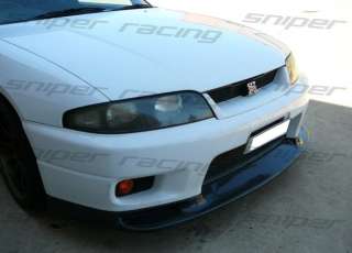 Sniper Racing Nissan Skyline R33 GTR Carbon Fibre Front Lip (JUN style 
