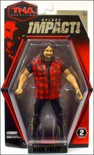   Mick Foley Jakks Pacific Toys TNA Deluxe Impact Wave 2 Action 