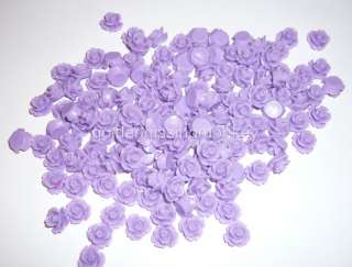 40 Rose Cabs flower cabochons 10mm resin choose colour freepost ideal 