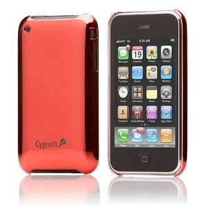  Mercury Mirrored Slim Case Iphone 3g Gs (RED) Cell Phones 