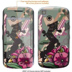   Skin STICKER for AT&T LG Encore case cover Encore 251 Electronics