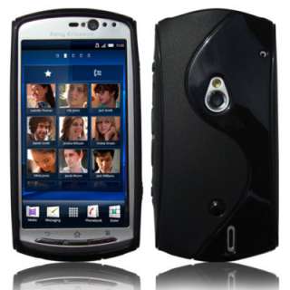 Funda Sony Ericsson Xperia NEO V y NEO Silicona GEL NEGRA Protector de 