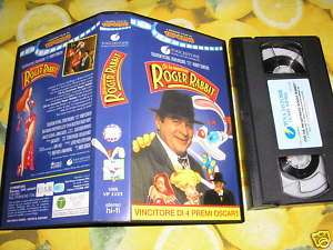 chi ha incastrato ROGER RABBIT VHS originale W.Disney  