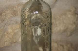 Ancienne bouteille en verre   Ouvragé Bulles dair   DIAZ   Idéal 