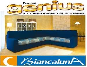 COPRIDIVANO GENIUS ANGOLARE PER DIVANI DA 440 A 550 CM  