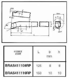 SERIE DA 5 UTENSILI DA TORNIO BRASATI  