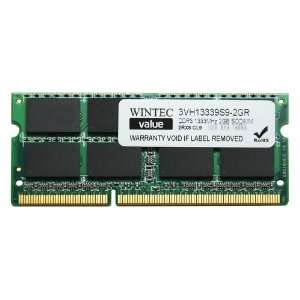  Wintec Value MHzCL9 2GB SODIMM Retail 2Rx8 2 Not a Kit 