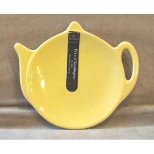 Price and Kensington Bright Yellow Tea Bag Holder Plate  