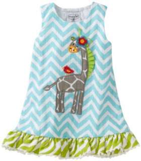    Mud Pie Baby Girls Safari Giraffe Racerback Dress Clothing