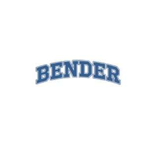Collegiate Bender Family Name Car Truck Vehicle Bumper Helmet Decal 